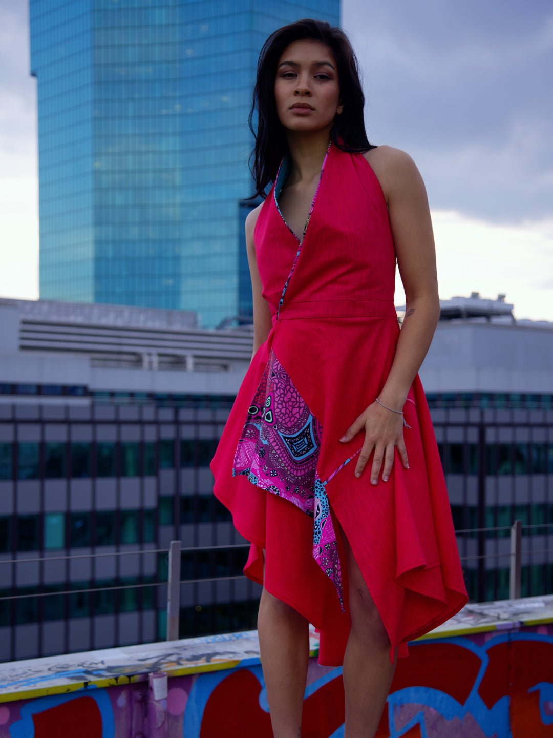 Scarlet Wraparound Dress