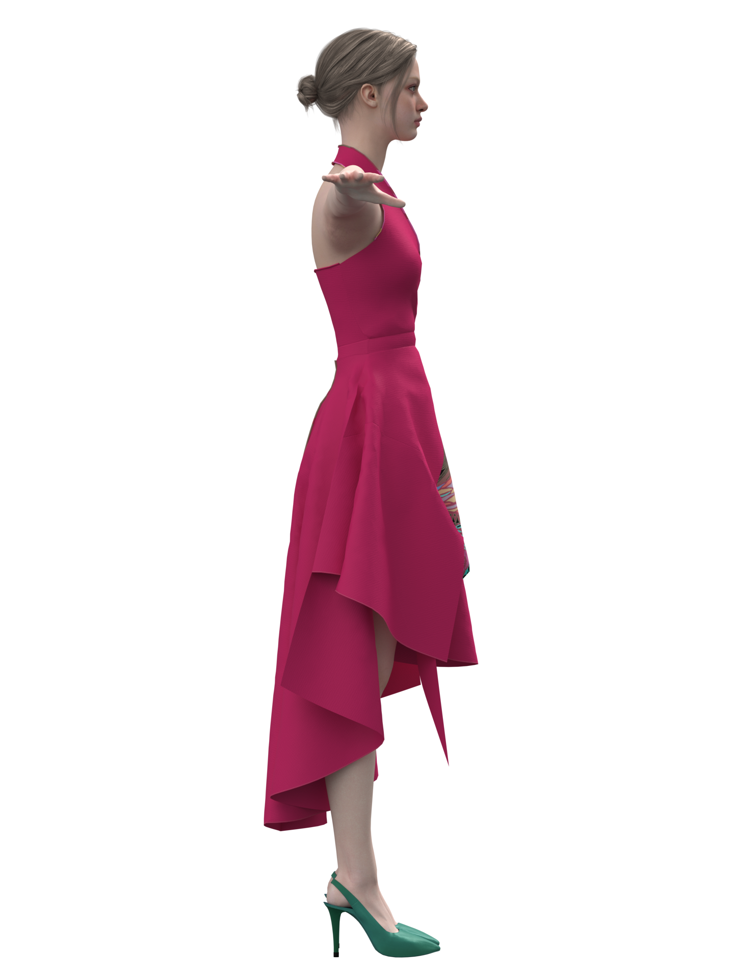 Scarlet Wraparound Dress