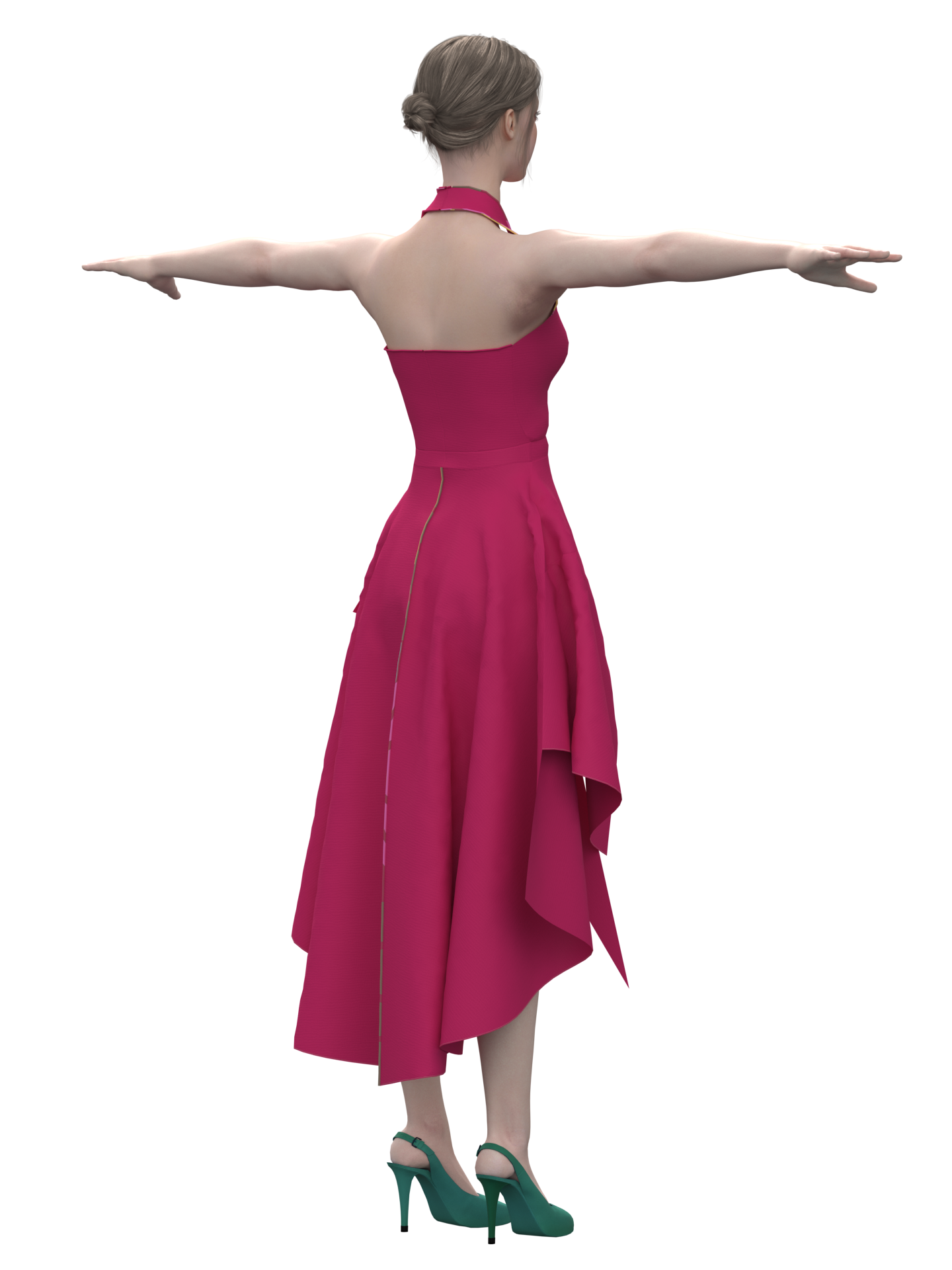 Scarlet Wraparound Dress