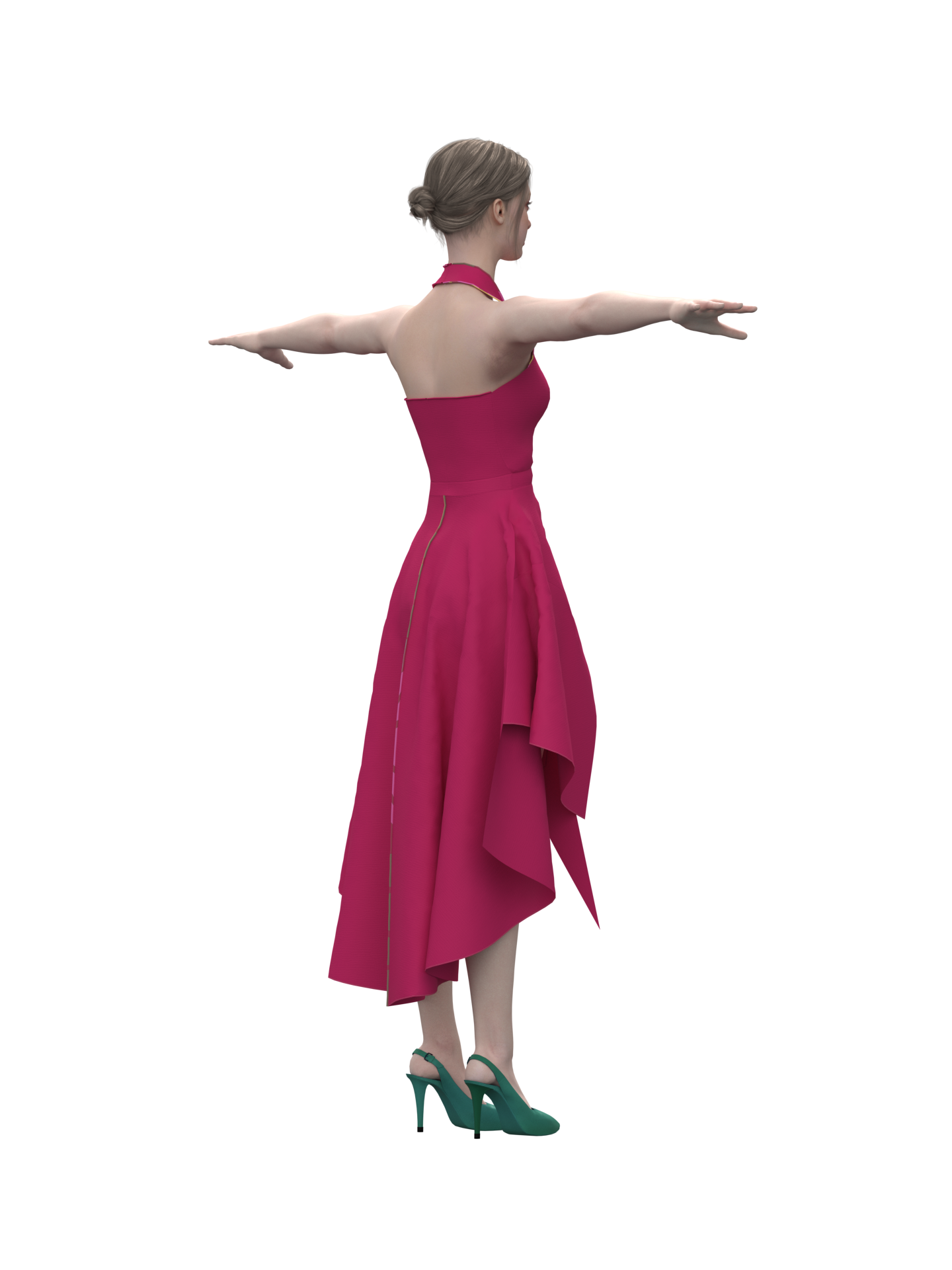 Scarlet Wraparound Dress